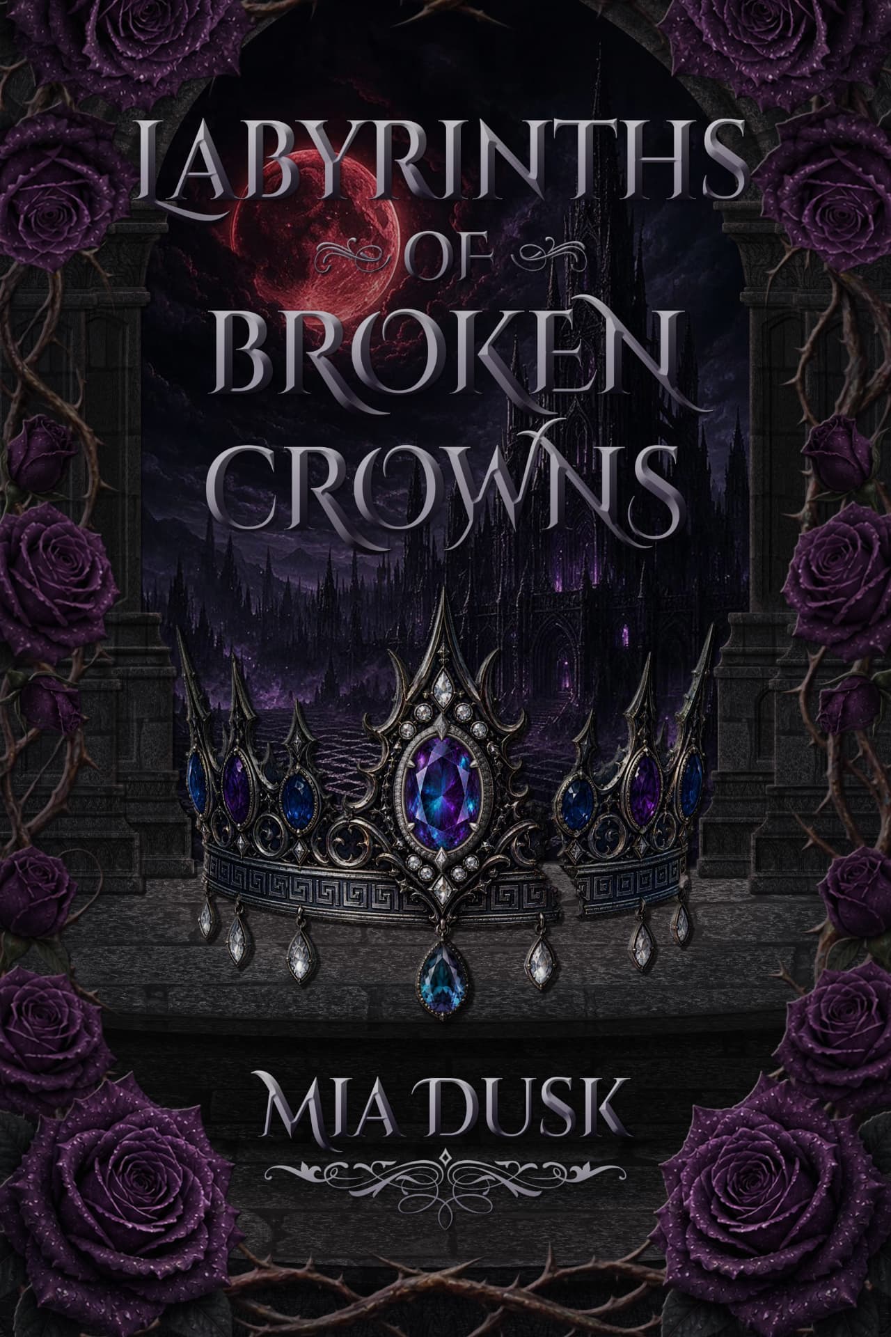 Labyrinths of Broken Crowns by Mia Dusk — book cover